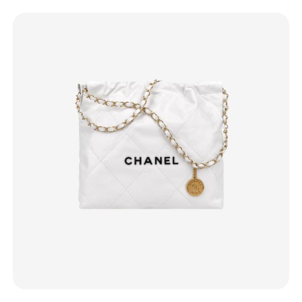 ✨샤넬 22백 화이트 블랙 - Chane 22 Bag - ch2721z