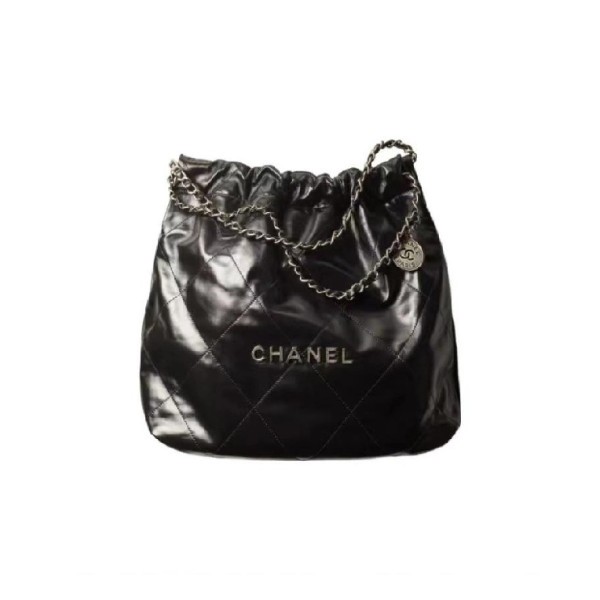 ✨샤넬 22백 미디움 블랙 실버 - Chane 22 Bag Medium Bag - ch2725z