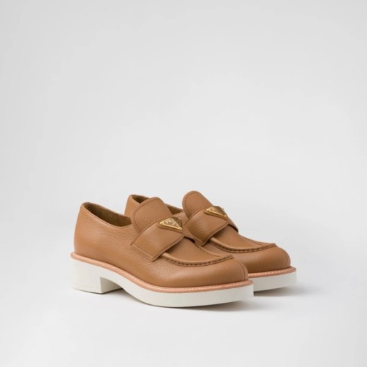 ❤프라다 여성 카멜 로퍼 - Prada Womens Camel Loafer - prs1552x