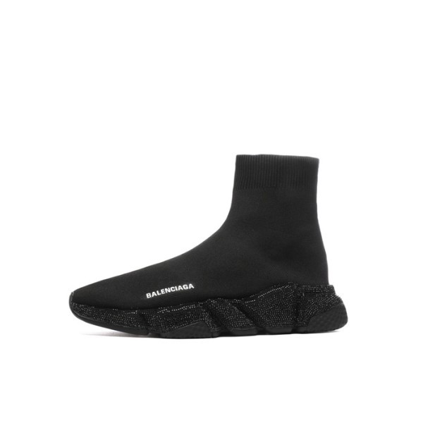 ✨발렌시아가 남/녀 미들탑 스니커즈 - Balenciaga Unisex Black Sneakers - bas1567x