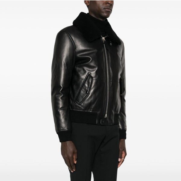 ✨톰포드 남성 가죽 자켓 - Tom Ford Mens Leather Jacket - toc2381x
