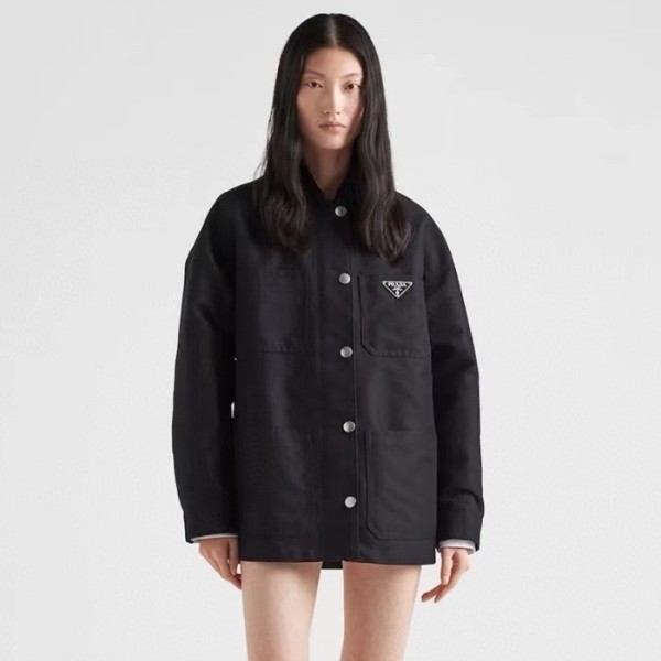 ✨프라다 여성 블랙 자켓 - Prada Womens Black Jackets - prc2391x