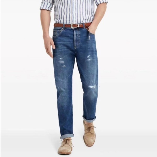 ✨브루넬로쿠치넬리 남성 블루 청바지 - Brunello Cucinelli Mens Blue Jeans - brc2428x