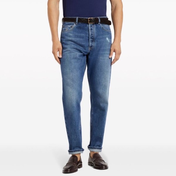 ✨브루넬로쿠치넬리 남성 블루 청바지 - Brunello Cucinelli Mens Blue Jeans - brc2429x
