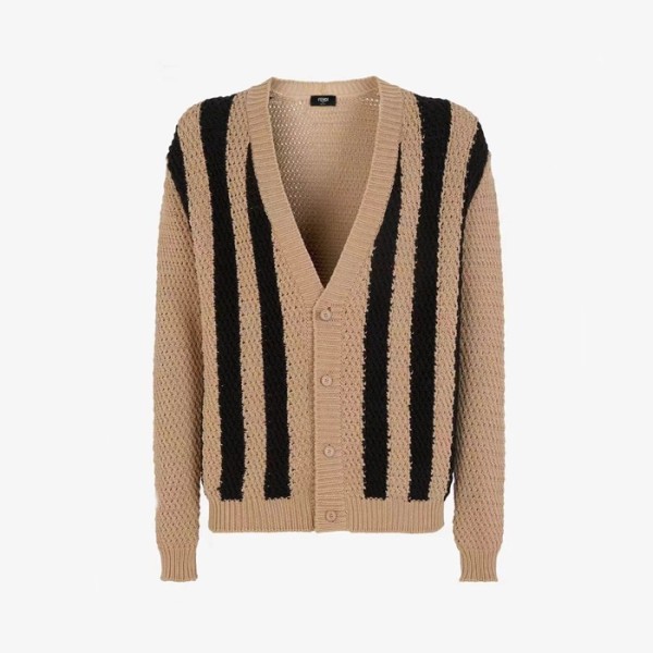 ✨펜디 남성 브이넥 가디건 - Fendi Mens V-neck Cardigan - fec2473x