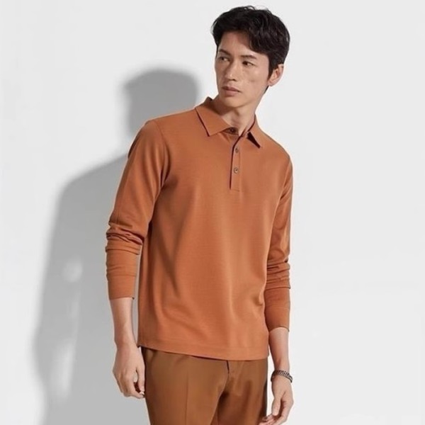 ✨에르메네질도 제냐 남성 폴로 긴팔티 - Ermenegildo Zegna Mens Polo Tshirts - zec2484x