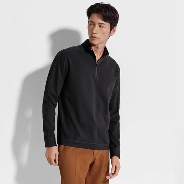 ✨에르메네질도 제냐 남성 집업 긴팔티 - Ermenegildo Zegna Mens Zip-up Tshirts - zec2487x