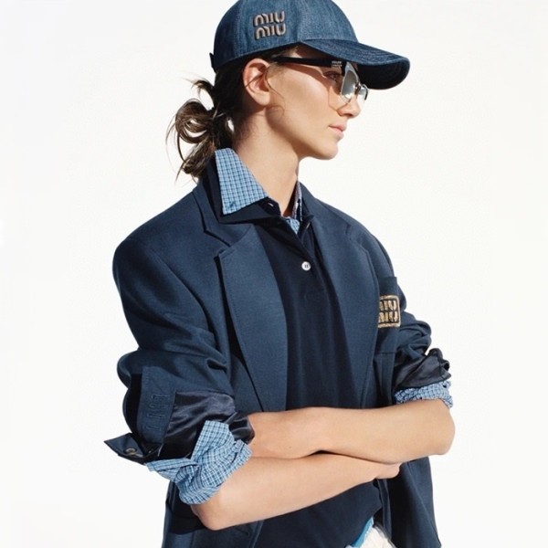 ✨미우미우 여성 데님 볼캡 - Miumiu Womens Denim Ballcap - acc2345x