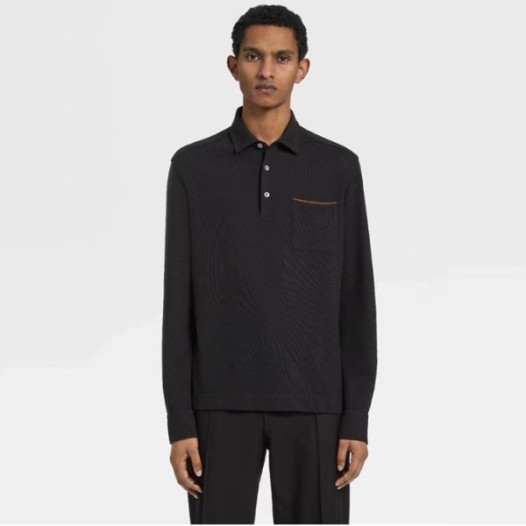 ❤에르메네질도 제냐 남성 폴로 긴팔티 - Ermenegildo Zegna Mens Polo Tshirt - zec2518x