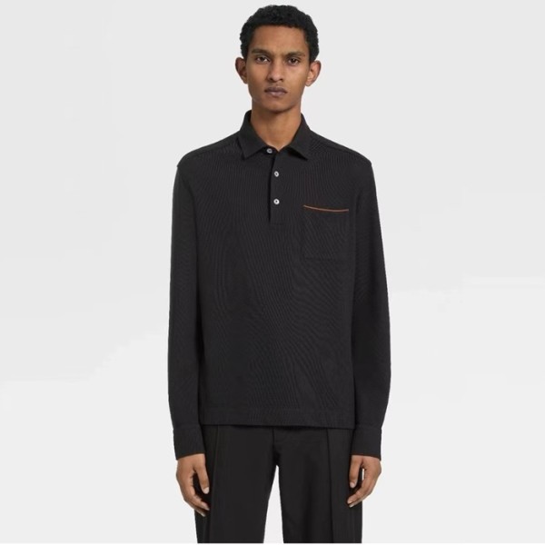 ✨에르메네질도 제냐 남성 폴로 긴팔티 - Ermenegildo Zegna Mens Polo Tshirt - zec2518x