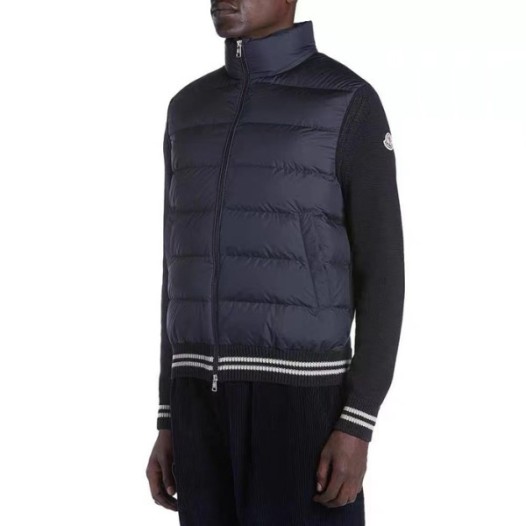 ❤몽클레어 남성 클루니 패치 로고 다운 패딩 - Moncler Mens Navy Down Padding - moc2534x