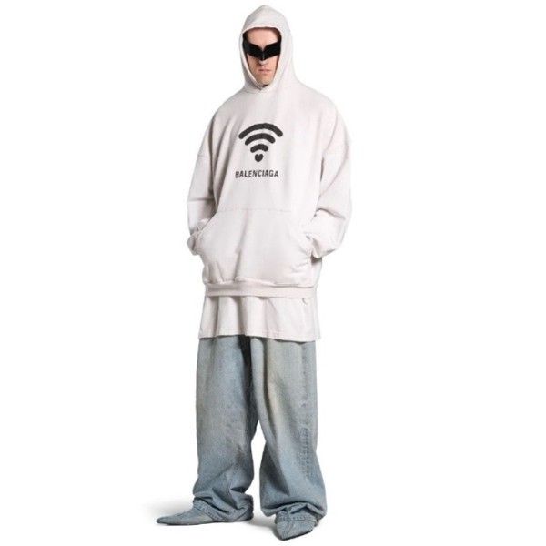 ✨발렌시아가 남성 오버핏 후드티 - Balenciaga Mens Over Size Hoodie - bac2554x