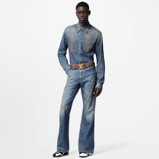 ❤루이비통 남성 데님 셔츠 - Louis vuitton Mens Denim Shirts - lvc2556x