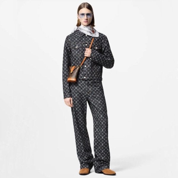 ✨루이비통 남성 데님 재킷 - Louis vuitton Mens Denim Jacket - lvc2557x