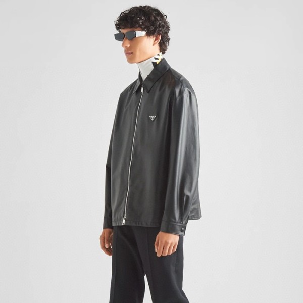 ✨프라다 남성 가죽 자켓 - Prada Mens Leather Jacket - prc2594x