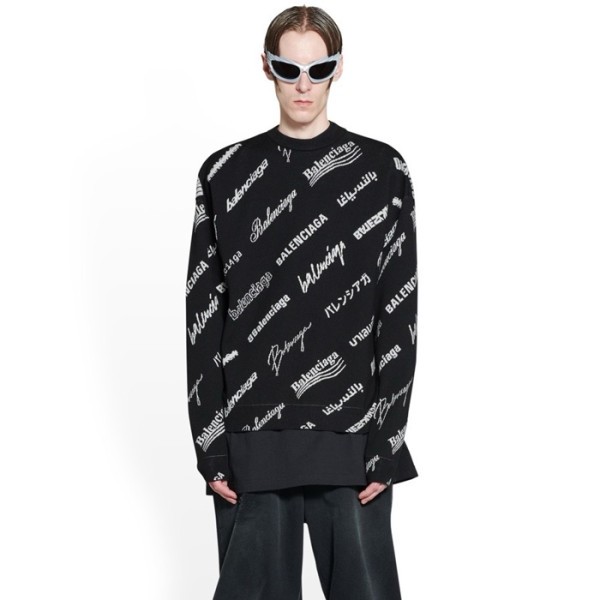 ✨발렌시아가 남성 라운드 니트 - Balenciaga Mens Round Knitwear - bac2595x