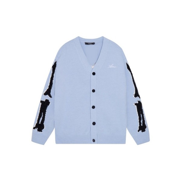 ✨Amiri Mens V-neck Cardigan - 아미리 남성 브이넥 가디건 - amc2664x