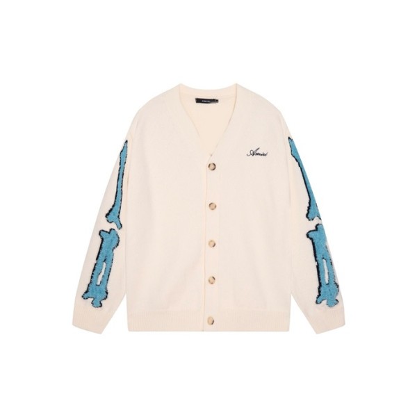 ✨Amiri Mens V-neck Cardigan - 아미리 남성 브이넥 가디건 - amc2666x