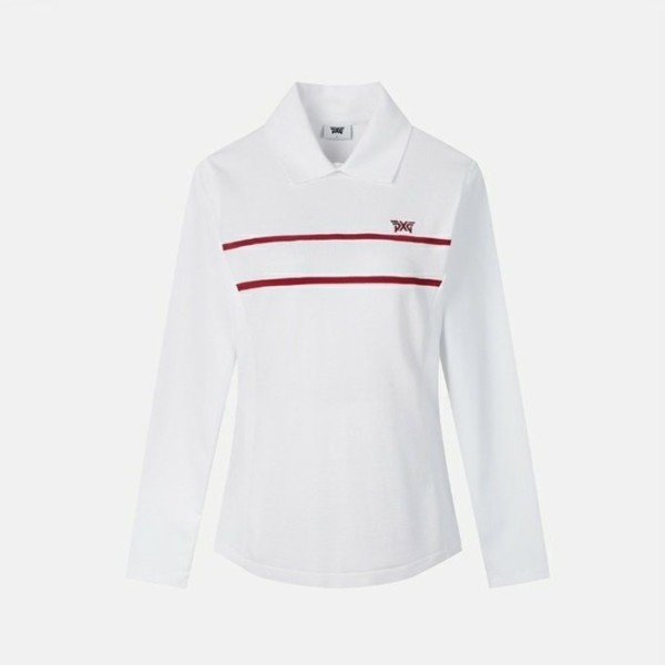 ✨PXG 여성 니트 하이브리드 카라 긴팔 티셔츠 - gol1296x