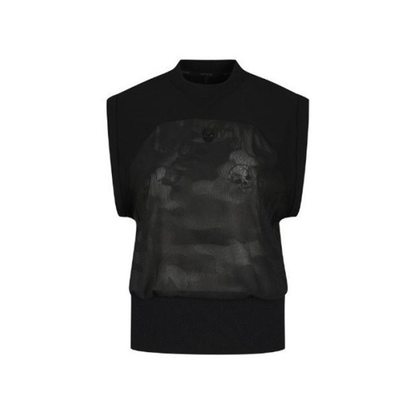 ✨[AMAZINGCRE] 어메이징크리 여성 에어셔킷 테크메쉬 슬리브리스 티셔츠 - gol1317x