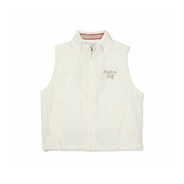 ✨[MALBON] 말본 여성 버킷 우븐 풀집업 베스트 - gol1330x