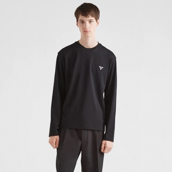 ✨프라다 남성 라운드 긴팔티 - Prada Mens Round Tshirt - prc2693x