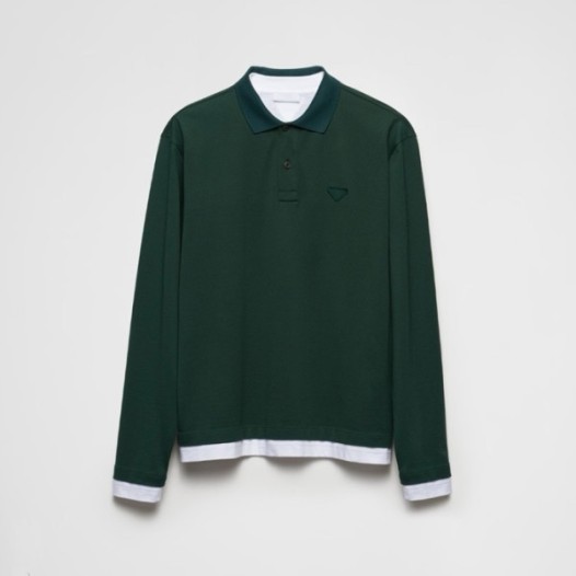 ❤프라다 남성 폴로 긴팔티 - Prada Mens Polo Tshirt - prc2724x