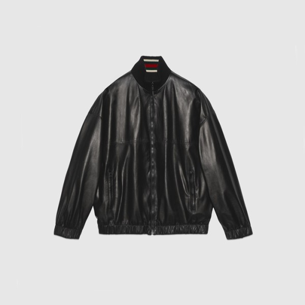 ✨구찌 남성 가죽 자켓 - Gucci Mens Leather Jackets - guc2742x