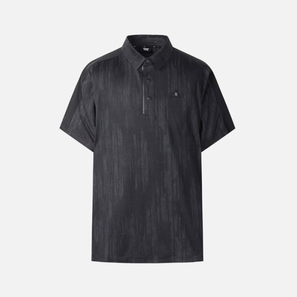 ✨PXG 남성 스컬 모티브 패턴 카라 반팔 티셔츠 - gol1349x