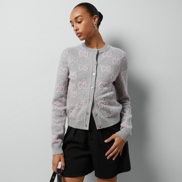 ✨구찌 여성 브이넥 가디건 - Gucci Womens V-neck Cardigan - guc2821x
