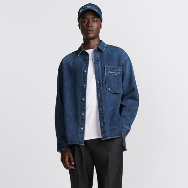 ✨디올 남성 데님 셔츠 - Dior Mens Denim Shirts - dic2961x