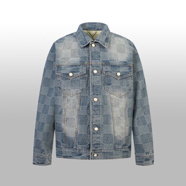 ✨루이비통 남성 데님 재킷 - Louis vuitton Mens Denim Jacket - lvc3019x