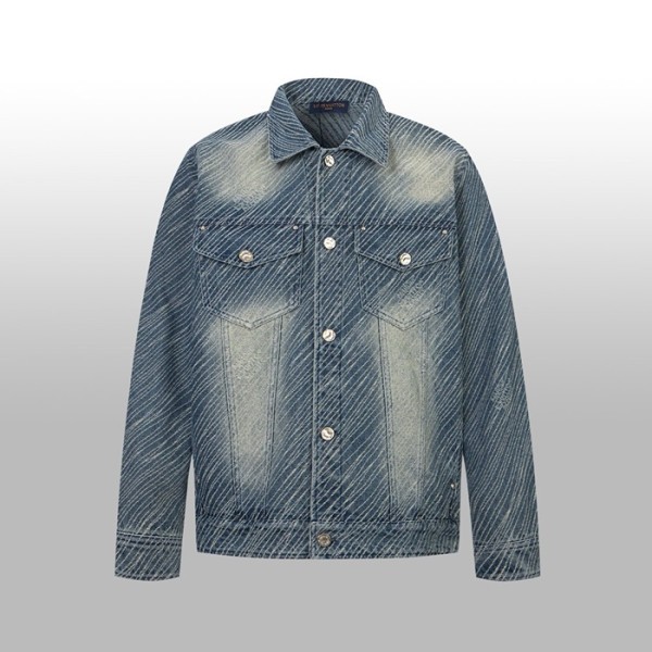 ✨루이비통 남성 데님 재킷 - Louis vuitton Mens Denim Jacket - lvc3021x