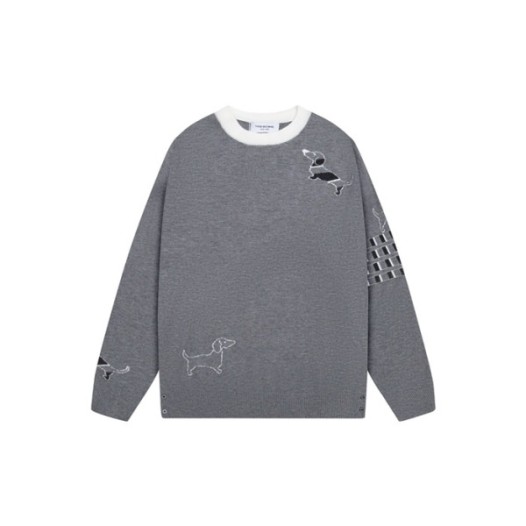 ❤톰브라운 남성 라운드 니트 - Thom Browne Mens Round Knitwear - thc3025x