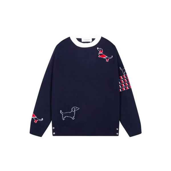 ✨톰브라운 남성 라운드 니트 - Thom Browne Mens Round Knitwear - thc3026x