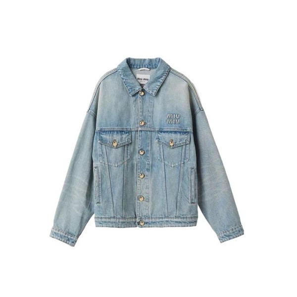 ✨미우미우 여성 데님 자켓 - Miumiu Womens Denim Jacket - mic3133x