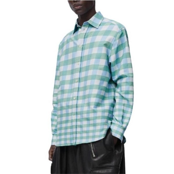 ✨로에베 남성 체크 셔츠 - Loewe Mens Flanner Shirts - loc3141x