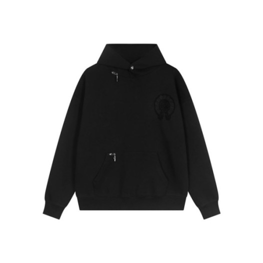 ❤크롬하츠 남성 블랙 후디 - Chrom hearts Mens Black Hoodie - chc3142x