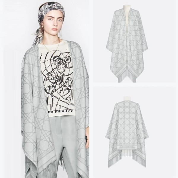 ✨디올 여성 양면 머플러 - Dior Womens Gray Muffler - acc2422x