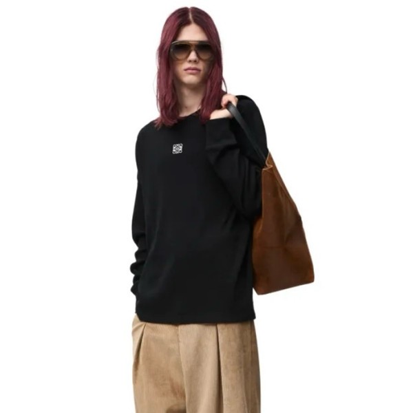 ✨로에베 남성 라운드 긴팔티 - Loewe Mens Round Tshirt - loc3167x