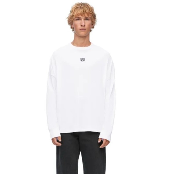 ✨로에베 남성 라운드 긴팔티 - Loewe Mens Round Tshirt - loc3168x