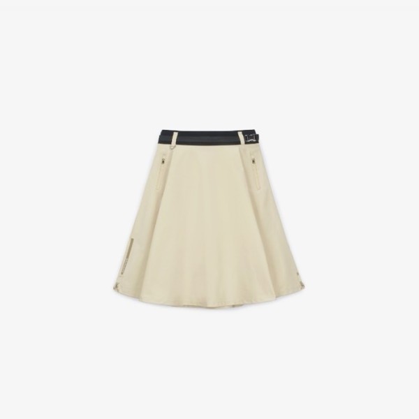 ✨[SOUTHCAPE] 사우스케이프 여성 긴기장 벨트 백 트윌 플레어 스커트 - gol1368x