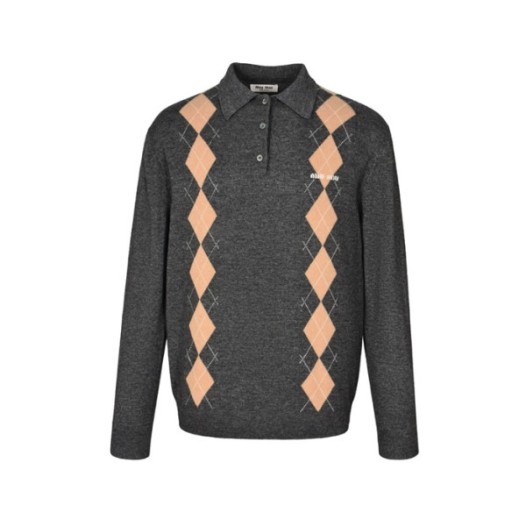 ❤미우미우 남성 폴로 니트웨어 - Miumiu Unisex Polo Knitwear - mic3244x