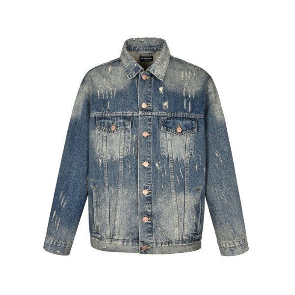 ✨발렌시아가 남성 데님 재킷 - Balenciaga Mens Denim Jacket - bac3266x