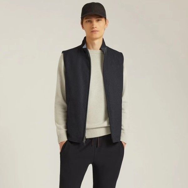 ✨로로피아나 남성 양면 베스트 - Loro Piana Mens Basic Vest - lpc3277x