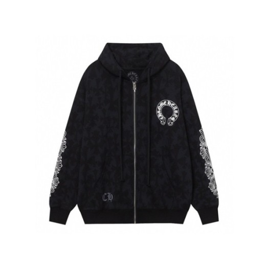 ❤크롬하츠 남성 집업 후디 - Chrom hearts Mens Zip-up Hoodie - chc3375x