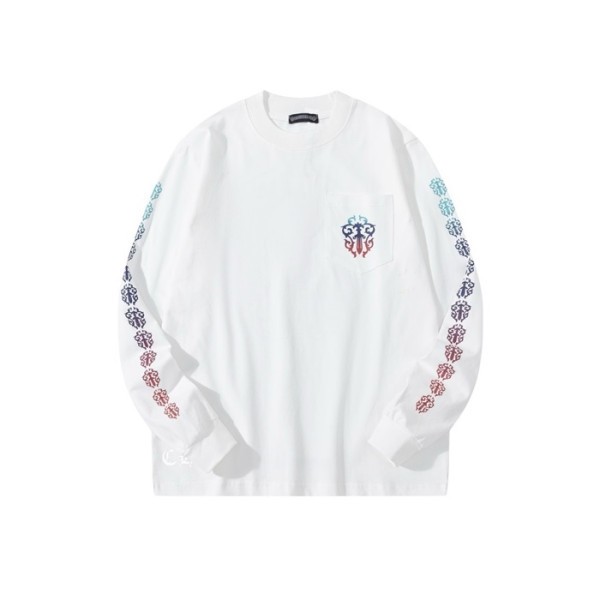 ✨크롬하츠 남성 라운드 긴팔티 - Chrome Hearts Mens Round Tshirt - chc3507x