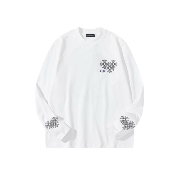 ✨크롬하츠 남성 라운드 긴팔티 - Chrome Hearts Mens Round Tshirt - chc3509x