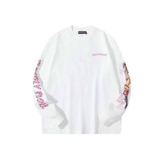 ❤크롬하츠 남성 라운드 긴팔티 - Chrome Hearts Mens Round Tshirt - chc3528x