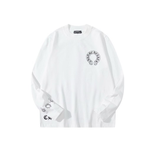 ❤크롬하츠 남성 라운드 긴팔티 - Chrome Hearts Mens Round Tshirt - chc3532x